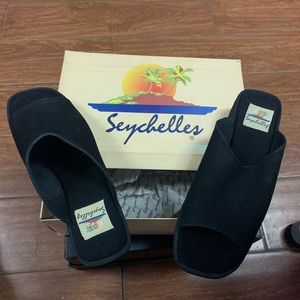 Seychelles Black Mules